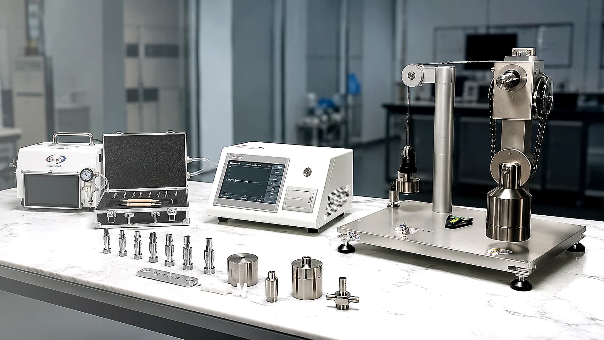KingPo ISO 80369 product catalog equipment, gauges, fixtures and reference connectors