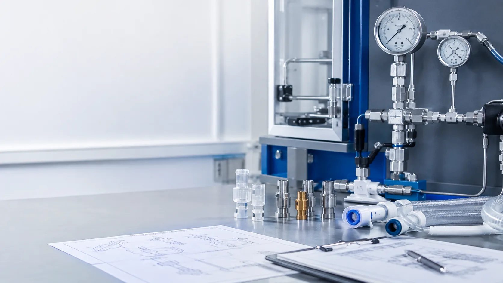 ISO 80369-2 respiratory connector testing setup context
