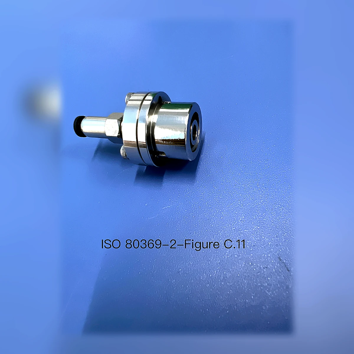ISO 80369-2 Figure C.11 R2 Axial-Load Cone Reference Connector Assembly visual