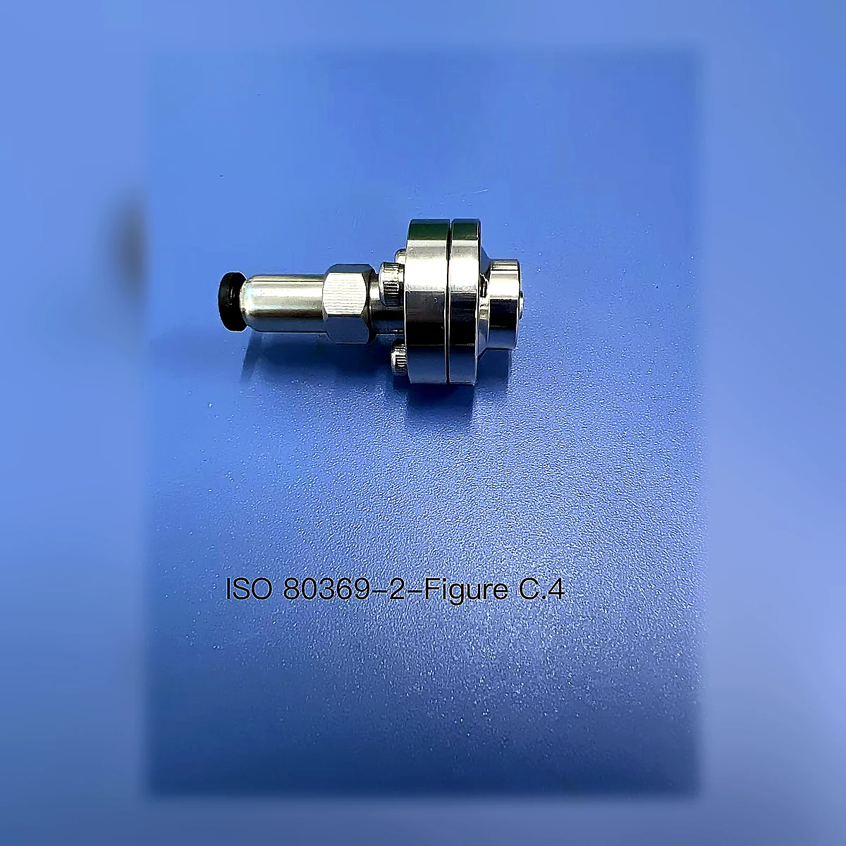 ISO 80369-2 Figure C.4 R1 Axial-Load Cone Reference Connector Assembly visual